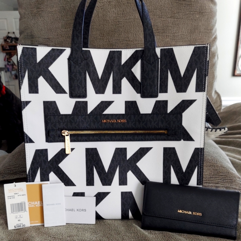 MICHAEL KORS TOTE BAG and WALLET SET NWT